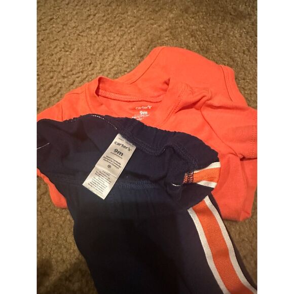 NWOT Carter's Boys "Little Brother" Two Piece Outfit (Top/Buttom) Size 9 Months - Picture 2 of 9
